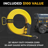 Tri Fuel Portable Generator 11600/9300W Electric Start 120V/240V with Power Cord