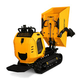 MechMaxx 1800lb 420cc  E-start Gas Engine Stand-ON Hydraulic Track Dumper with Self-Loading ,  T80