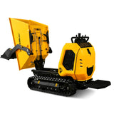 MechMaxx 1800lb 420cc  E-start Gas Engine Stand-ON Hydraulic Track Dumper with Self-Loading ,  T80