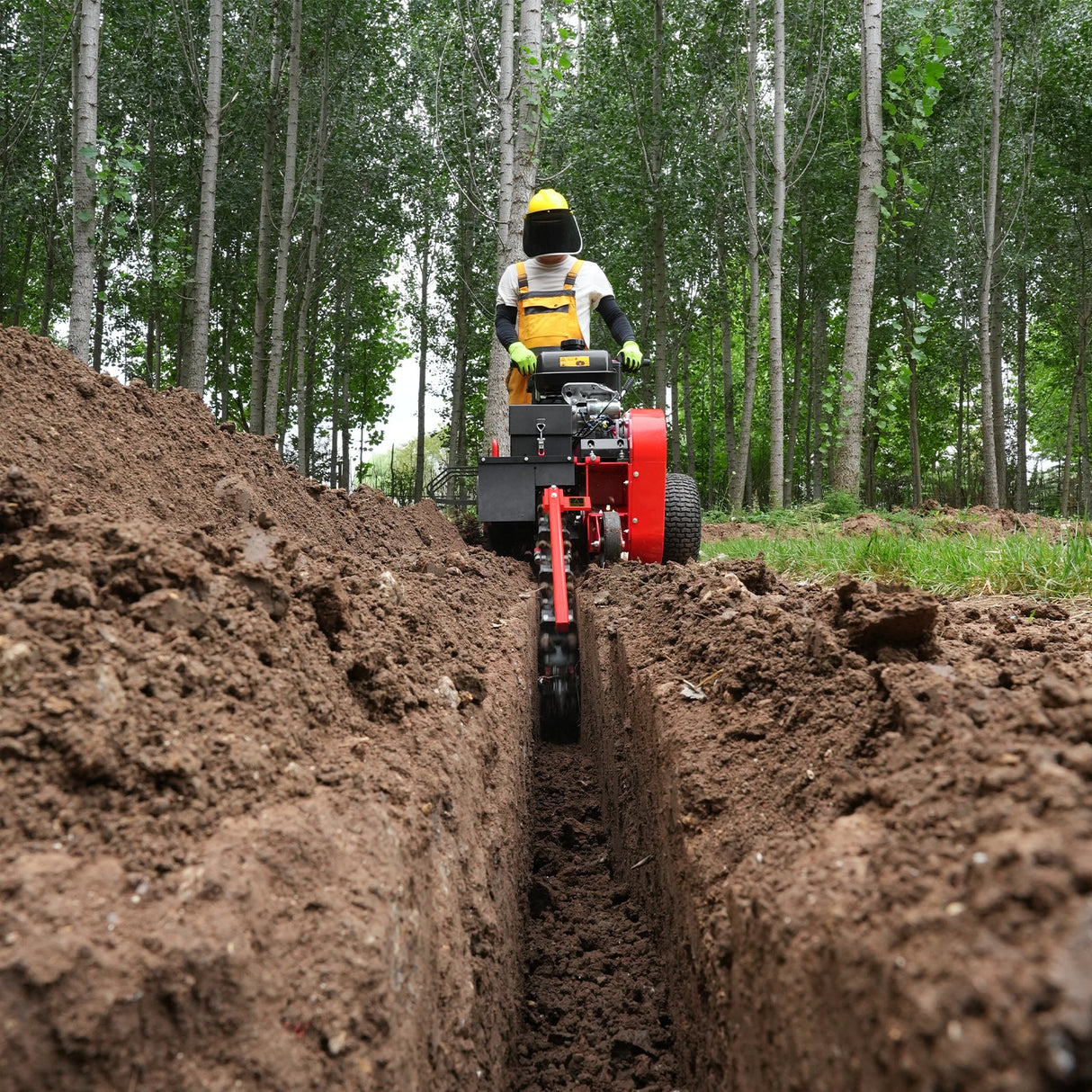 MechMaxx 14HP 429cc KOHLER E-start 24'' Ditching Mini Trencher ,  TCR1500