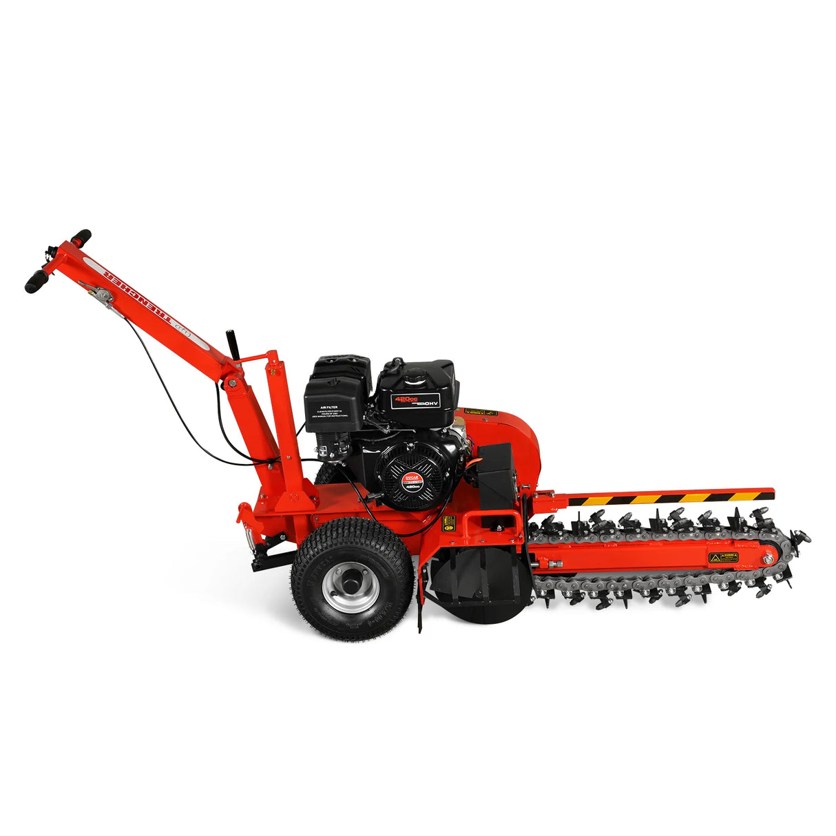 MechMaxx 15HP 420cc E-Start Powered 24" Ditching Trencher ,  TCR1500