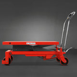 Mobile Scissor Lift Table Cart 2200lbs Capacity, Platform Size, 39.4” x 20.2”, Height 39.4” , TF22