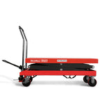 Mobile Double Scissor Lift Table Cart 2200lbs Capacity,  Platform Size,  47.2" x 24",  Height 66.9" ,  TFD22