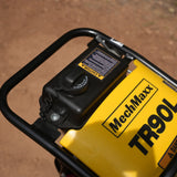 6.5 HP Tamping Rammer with Wheel Kit, 2700 lb Impact Force Jumping Jack Tamper Compactor for Soil, Gravel, Backfill and Foundation, TR90L