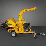 MechMaxx 35hp 1000cc ZONSEN E-Start 8 inch Gas Powered Commerical Wood Chipper with Intelligent Hydraulic Feeding System ,  CROBA TX1000
