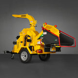 MechMaxx 35hp 1000cc ZONSEN E-Start 8 inch Gas Powered Commerical Wood Chipper with Intelligent Hydraulic Feeding System ,  CROBA TX1000