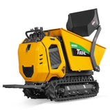 MechMaxx 1100lb 420cc E-start Gas Engine Stand-ON Hydraulic Track Dumper Hydraulic Tipping and Lifting with Self-Loading,  T80HL