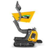 MechMaxx 1100lb 420cc E-start Gas Engine Stand-ON Hydraulic Track Dumper Hydraulic Tipping and Lifting with Self-Loading,  T80HL