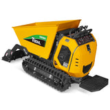 MechMaxx 1100lb 420cc E-start Gas Engine Stand-ON Hydraulic Track Dumper Hydraulic Tipping and Lifting with Self-Loading,  T80HL