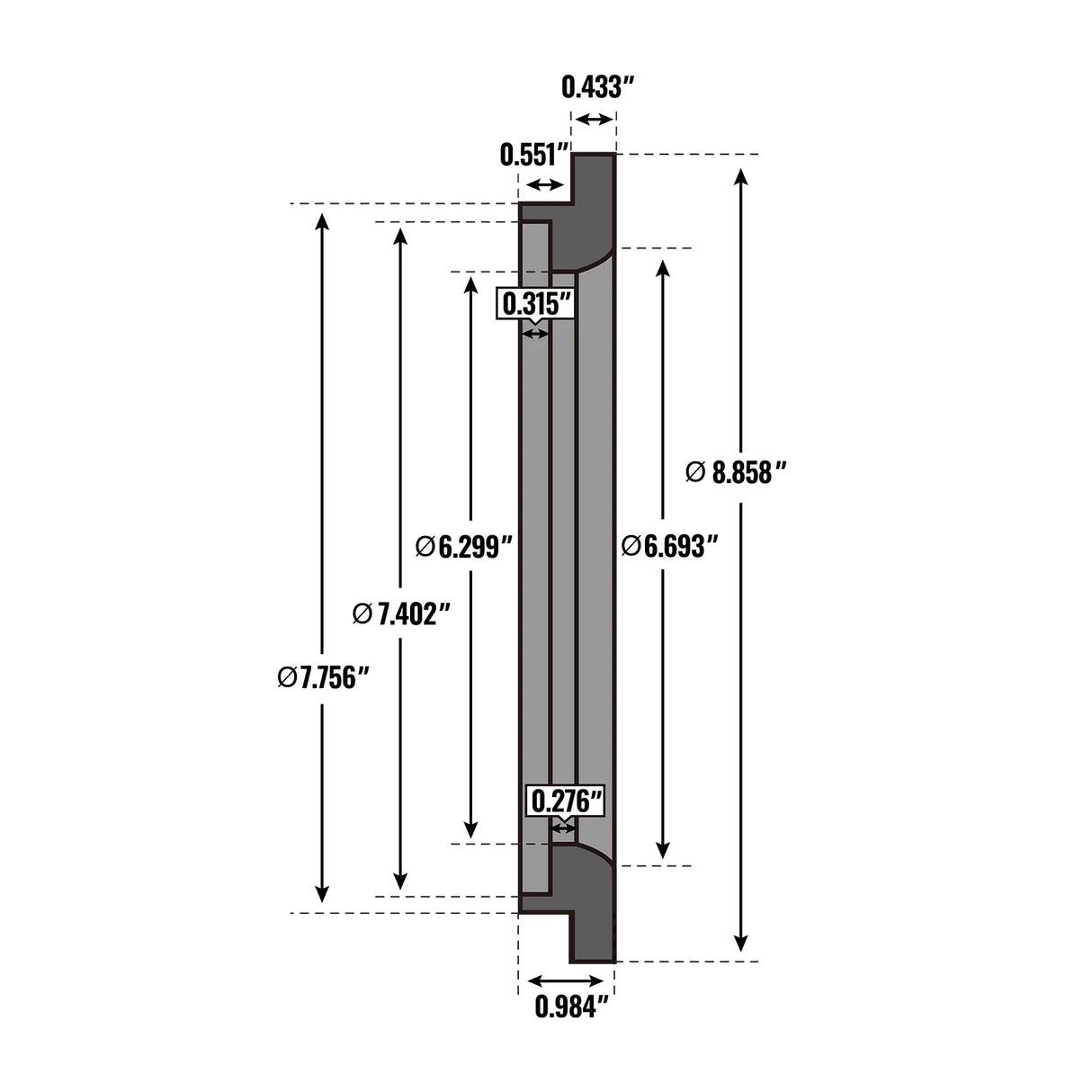 Truck Cone Kit for WB Wheel Balancer (for SKU: 200009, 200010)