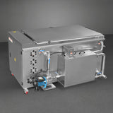 114 Gal / 432L Heavy Duty Industrial Ultrasonic Parts Washer, 28kHz 60 Transducers, Oil Skimmer, SS304 Tank, 10kW Heater, 208–240V 3 Phase Power