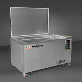 114 Gal / 432L Heavy Duty Industrial Ultrasonic Parts Washer, 28kHz 60 Transducers, Oil Skimmer, SS304 Tank, 10kW Heater, 208–240V 3 Phase Power