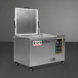 12 Gal / 47 L Heavy Duty Industrial Ultrasonic Parts Washer, 28kHz 9 Transducers , SS304 Tank, 6.6kW Heater, 208–240V 1 Phase Power