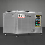 12 Gal / 47 L Heavy Duty Industrial Ultrasonic Parts Washer, 28kHz 9 Transducers , SS304 Tank, 6.6kW Heater, 208–240V 1 Phase Power
