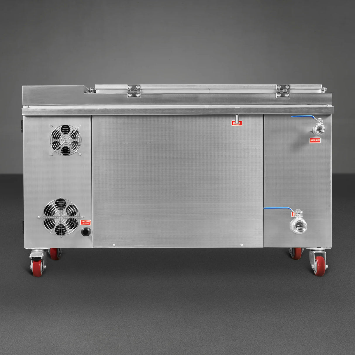 32 Gal / 120L Heavy Duty Industrial Ultrasonic Parts Washer, 28kHz 20 Transducers , SS304 Tank, 6.6kW Heater, 208–240V 3 Phase Power