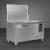 32 Gal / 120L Heavy Duty Industrial Ultrasonic Parts Washer, 28kHz 20 Transducers , SS304 Tank, 6.6kW Heater, 208–240V 3 Phase Power
