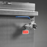 32 Gal / 120L Heavy Duty Industrial Ultrasonic Parts Washer, 28kHz 20 Transducers , SS304 Tank, 6.6kW Heater, 208–240V 3 Phase Power