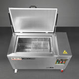 32 Gal / 120L Heavy Duty Industrial Ultrasonic Parts Washer, 28kHz 20 Transducers , SS304 Tank, 6.6kW Heater, 208–240V 3 Phase Power