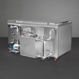 81 Gal / 308L Heavy Duty Industrial Ultrasonic Parts Washer, 28kHz 40 Transducers, Oil Skimmer, SS304 Tank, 10kW Heater, 208–240V 3 Phase Power