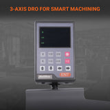 MechMaxx 6"x20'' Benchtop Mill Drill Machine with DRO Brushless Motor, Variable Speed, R8 Spindle, 1 HP, 110V, Compact Milling Drilling Tool for Garage Shop, DIY Metalworking without Stand VM18LD