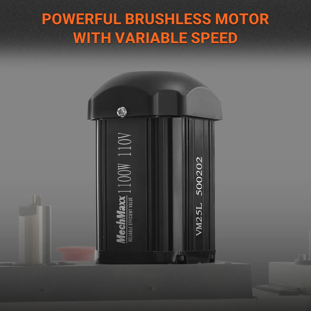 MechMaxx 7‘’ x 27-1/2‘’ Benchtop Mini Mill Drill Machine, Variable Speed, Brshless Motor, R8 Spindle, 1.5 HP, 110V, Compact Milling Drilling Tool for Garage Shop, DIY Metalworking without Stand VM25L