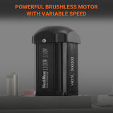 MechMaxx 7‘’ x 27-1/2‘’ Benchtop Mini Mill Drill Machine, Variable Speed, Brshless Motor, R8 Spindle, 1.5 HP, 110V, Compact Milling Drilling Tool for Garage Shop, DIY Metalworking without Stand VM25L