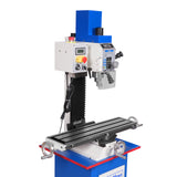 MechMaxx 7‘’ x 27-1/2‘’ Benchtop Mini Mill Drill Machine, Variable Speed, Brshless Motor, R8 Spindle, 1.5 HP, 110V, Compact Milling Drilling Tool for Garage Shop, DIY Metalworking without Stand VM25L