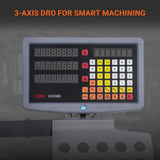 MechMaxx 8-1/4"x33'' Industrial Benchtop Mill Drill Machine with DRO, Variable Speed, Brushless Motor, R8 Spindle, 2 HP, 110V, Compact Milling Drilling Tool for Garage Shop, DIY Metalworking without Stand VM32LD