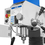 MechMaxx 8-1/4"x33'' Industrial Benchtop Mill Drill Machine with DRO, Variable Speed, Brushless Motor, R8 Spindle, 2 HP, 110V, Compact Milling Drilling Tool for Garage Shop, DIY Metalworking without Stand VM32LD
