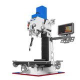 MechMaxx 8-1/4"x33'' Industrial Benchtop Mill Drill Machine with DRO, Variable Speed, Brushless Motor, R8 Spindle, 2 HP, 110V, Compact Milling Drilling Tool for Garage Shop, DIY Metalworking without Stand VM32LD