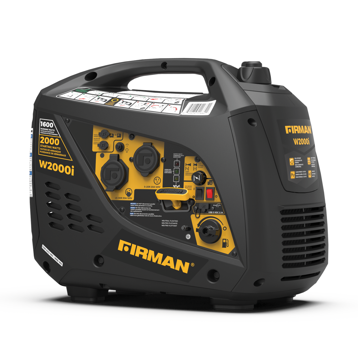 Refurbished Gas Inverter 2000W Recoil Start