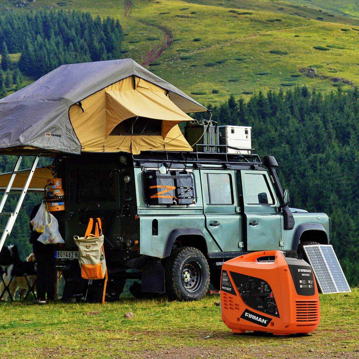 Gas Inverter Portable Generator 2000/1600W Recoil Start