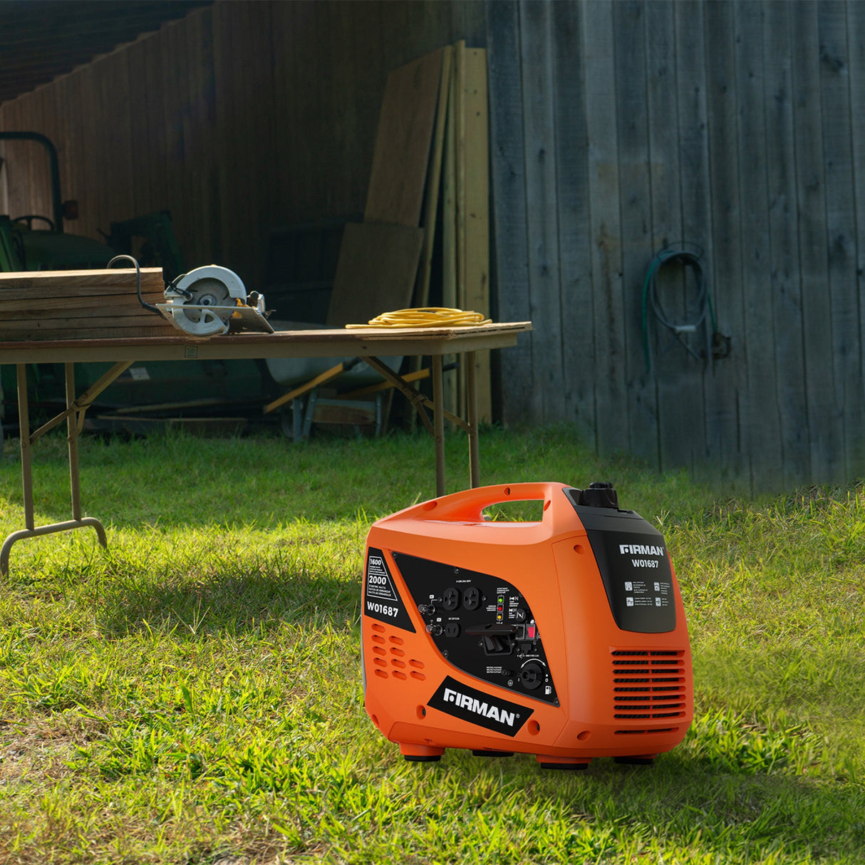 Gas Inverter Portable Generator 2000/1600W Recoil Start