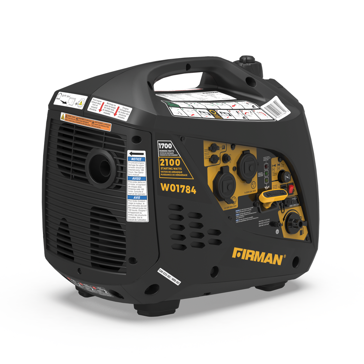 Refurbished Inverter Portable Generator 2100W Recoil Start