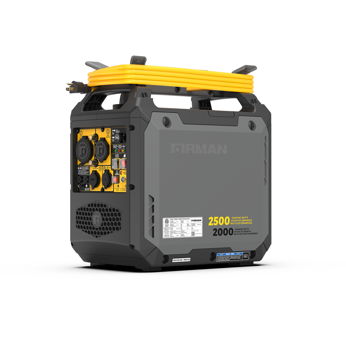 Inverter Gas Portable Generator 2500W Recoil Start with CO ALERT