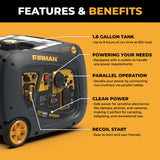 Refurbished Gas Inverter 3200W Recoil Start