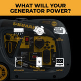 Inverter Portable Generator 3200W Recoil Start