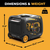 Inverter Portable Generator 3200W Remote Start