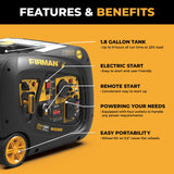 Inverter Portable Generator 3200W Remote Start
