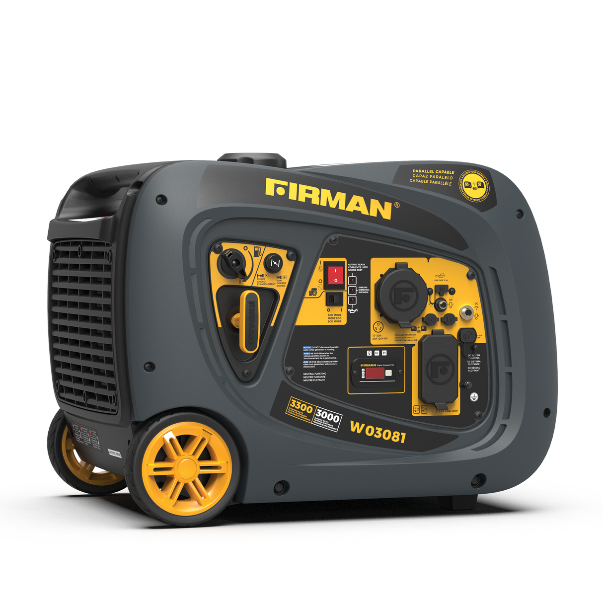 Refurbished Inverter Gas Portable Generator 3300W Recoil Start