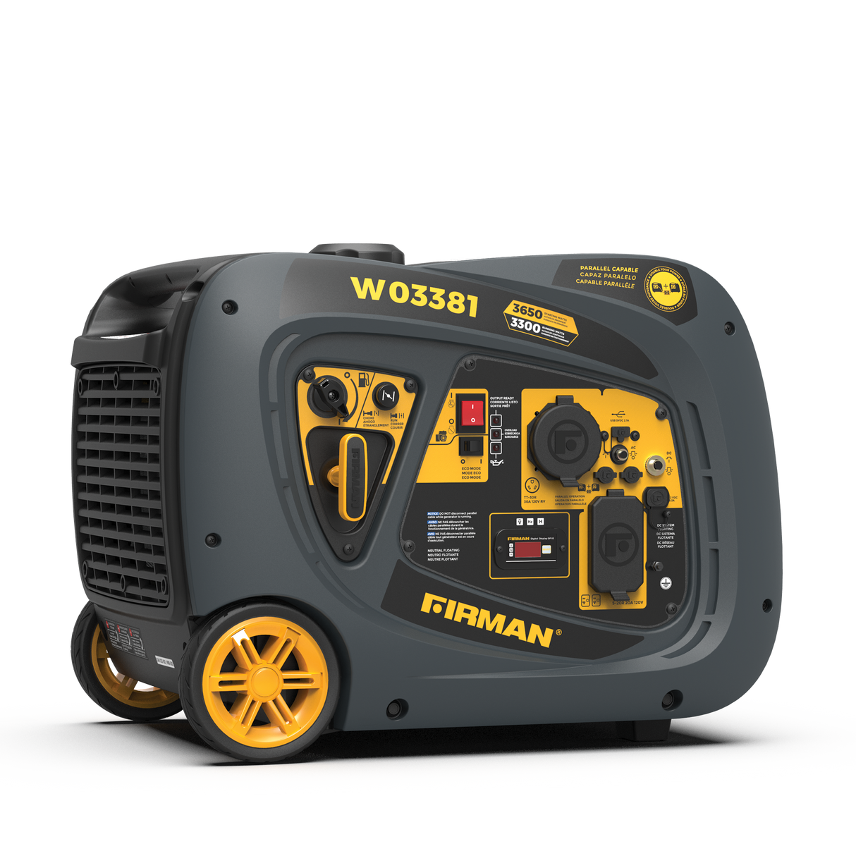 Gas Inverter Portable Generator 3650W Recoil Start
