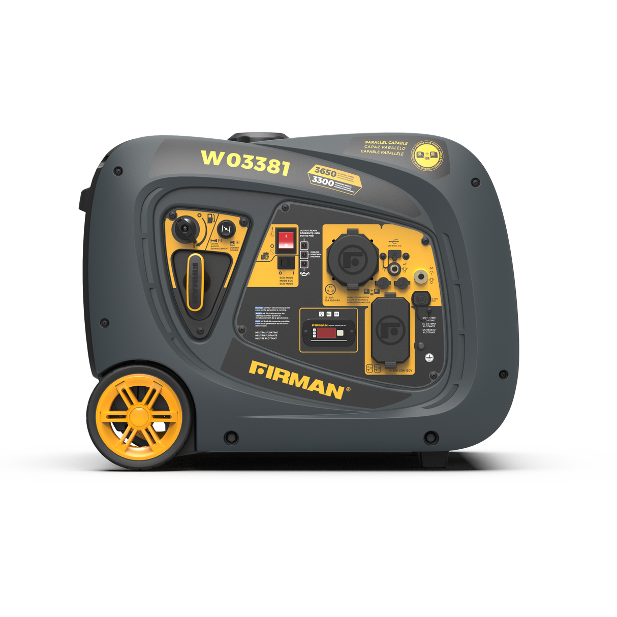 Refurbished Inverter Portable Generator 3650W Recoil Start