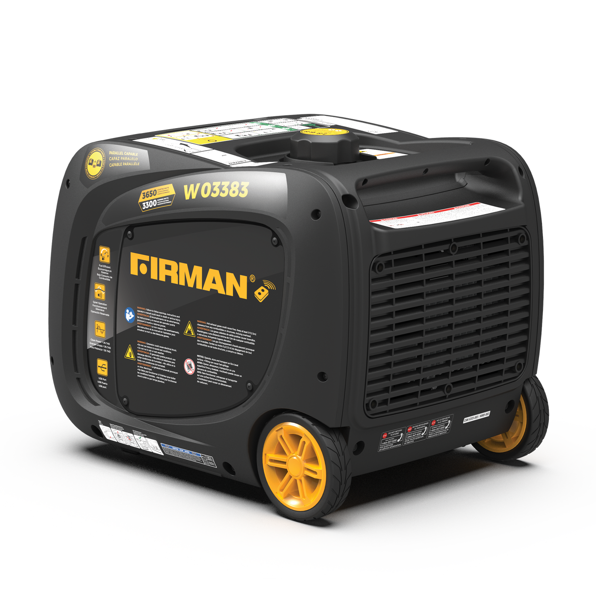 Refurbished Inverter Portable Generator 3650W Remote Start