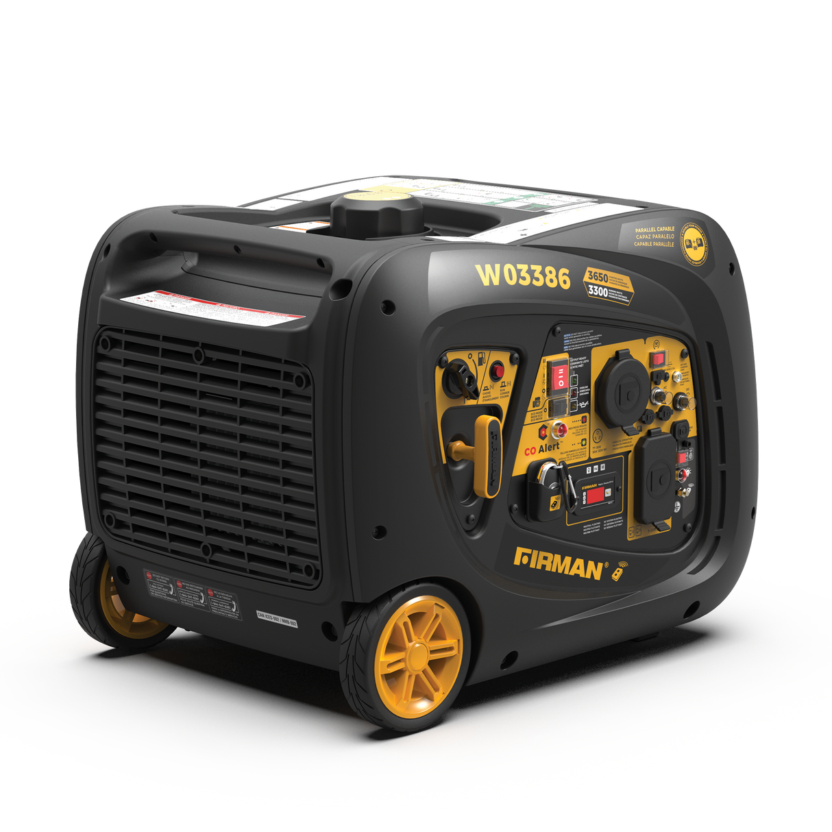 Refurbished Inverter Portable Generator 3650W Remote Start with CO ALERT