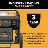 Inverter Open Frame Portable Generator 4500W Recoil Start with CO Alert