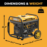 Inverter Open Frame Portable Generator 4500W Recoil Start with CO Alert