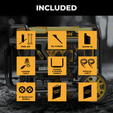 Inverter Open Frame Portable Generator 4500W Recoil Start with CO Alert