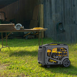 Gas Inverter Portable Generator 7850/6300 Watt Remote Start 120/240V CO Alert