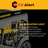 Gas Inverter Portable Generator 7850/6300 Watt Remote Start 120/240V CO Alert