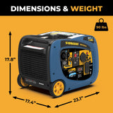 Dual Fuel Inverter Portable Generator 3200W Electric Start